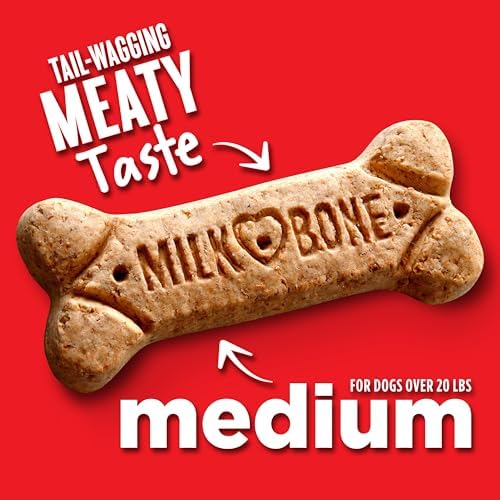 Milk-Bone Dog Treats – Original Crunchy Biscuits for Medium Dogs, 10 lb