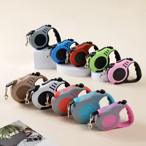 Retractable Dog Leash 3M/5M – Strong Nylon Pet Lead