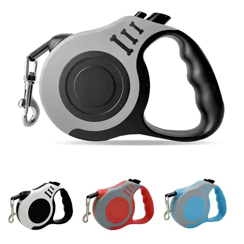 Retractable Dog Leash 3M/5M – Strong Nylon Pet Lead