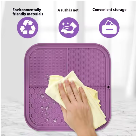 LUKITO Lick Mat for Dogs & Cats – Slow Feeder with Suction Cups