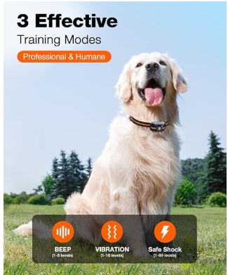 Waterproof Dog Training Collar with Remote – 3300Ft Shock & Vibration
