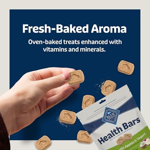 Blue Buffalo Mini Dog Treats – Apple & Yogurt Crunchy Biscuits