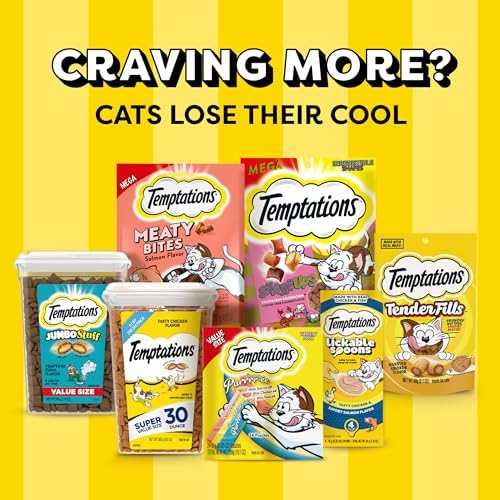 Temptations Cat Treats – Chicken Flavor Crunchy & Soft Snacks, 30 oz