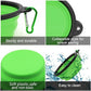 Collapsible Silicone Dog Bowl with Water Bottle – 2-in-1 Feeder