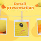 Calming Duck Dog Toy – Soft Plush Pillow with Quacking Sound