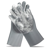 Pet Grooming Glove – 5-Finger Deshedding Brush & Massage Mitt