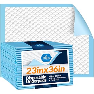 Basics Dog & Puppy Pee Pads – 5-Layer Leak-Proof Training Pads (100 Count)
