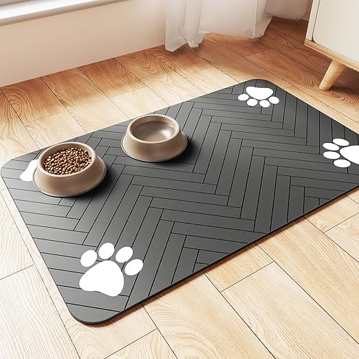 Waterproof Dog & Cat Food Mat – Non-Slip Pet Feeding Placemat