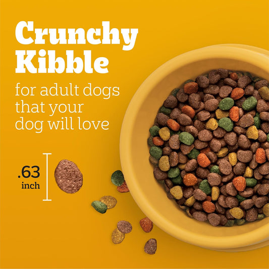 Pedigree Adult Dry Dog Food – Steak & Vegetable Flavor, 18 lb