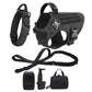 Large Dog Harness & Leash Set with MOLLE Pouches – Training Vest
