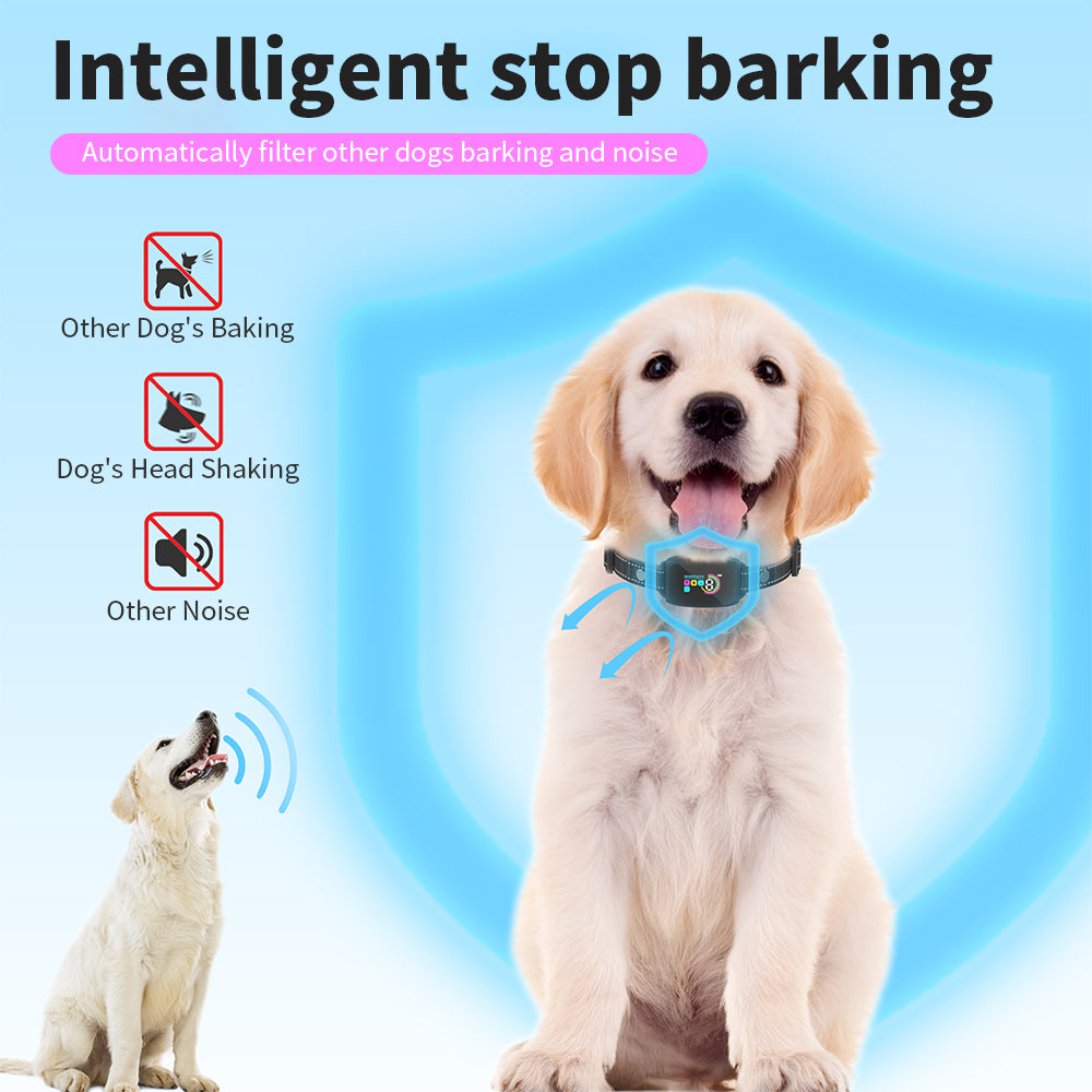 Rechargeable Dog Bark Collar – Smart No-Bark Training with Beep
