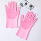 Pet Grooming Glove – 5-Finger Deshedding Brush & Massage Mitt
