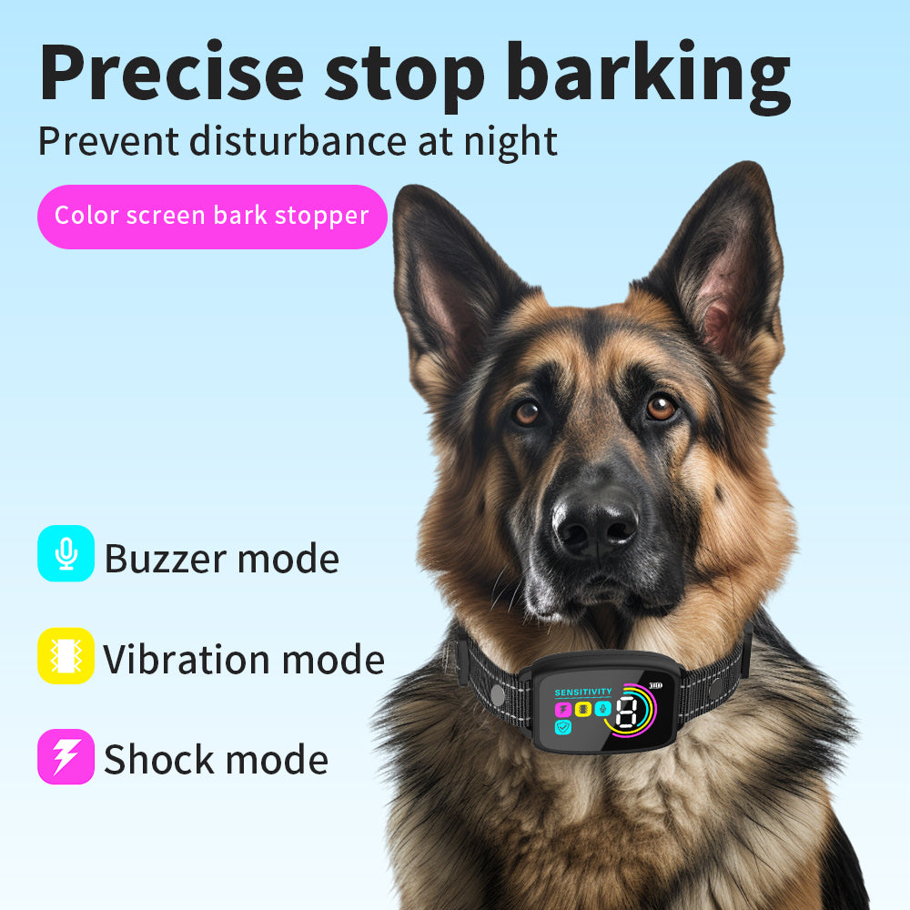 Rechargeable Dog Bark Collar – Smart No-Bark Training with Beep