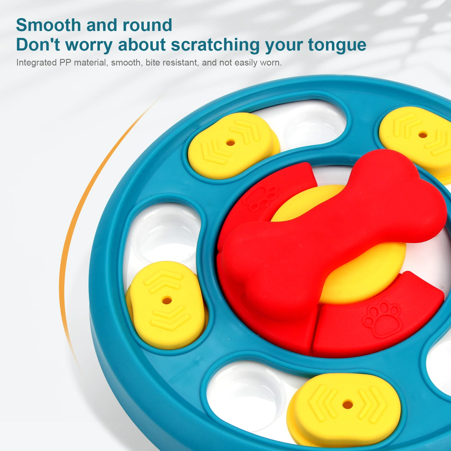 Interactive Dog Puzzle Toy – Slow Feeder Plate for Puppies
