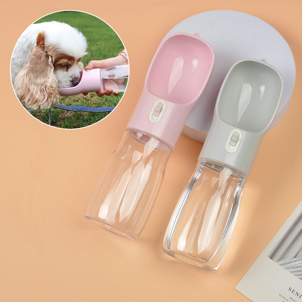 Dog Water Bottle – Portable Leakproof Travel Feeder for Pets