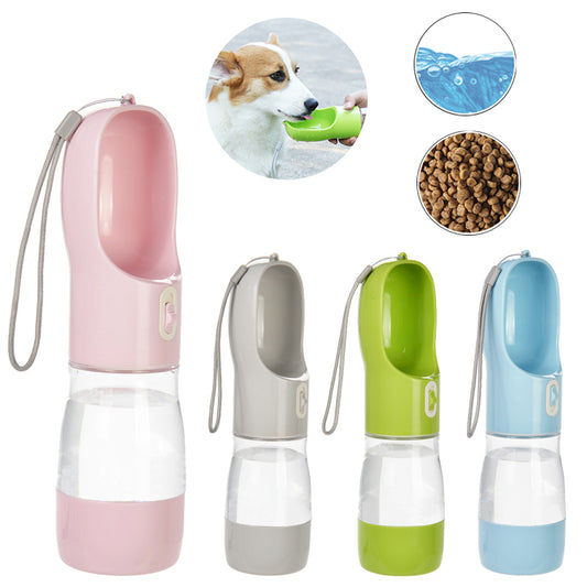 Dog Water Bottle – Portable Leakproof Travel Feeder for Pets
