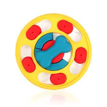 Interactive Dog Puzzle Toy – Slow Feeder Plate for Puppies