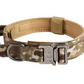 Tactical Dog Collar with Handle – Adjustable Nylon Military Collar
