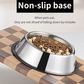 Stainless Steel Non-Skid Dog Bowls – 2-Pack Food & Water Set