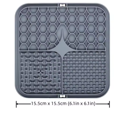 LUKITO Lick Mat for Dogs & Cats – Slow Feeder with Suction Cups