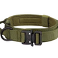 Tactical Dog Collar with Handle – Adjustable Nylon Military Collar