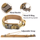 Large Dog Harness & Leash Set with MOLLE Pouches – Training Vest