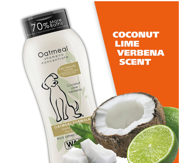 Wahl USA Dog Shampoo – Oatmeal, Coconut & Lime for Itchy Skin