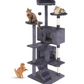 54-Inch Cat Tree Tower – Multi-Level Condo & Scratching Post