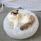 Super Soft Donut Pet Bed – Washable Plush Calming Bed for Dogs & Cats