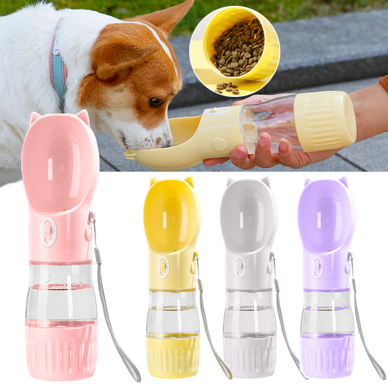 Dog Water Bottle – Portable Leakproof Travel Feeder for Pets