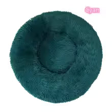 Super Soft Donut Pet Bed – Washable Plush Calming Bed for Dogs & Cats