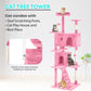 54-Inch Cat Tree Tower – Multi-Level Condo & Scratching Post
