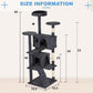 54-Inch Cat Tree Tower – Multi-Level Condo & Scratching Post