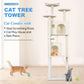 54-Inch Cat Tree Tower – Multi-Level Condo & Scratching Post