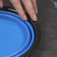 Collapsible Silicone Dog Bowl with Water Bottle – 2-in-1 Feeder